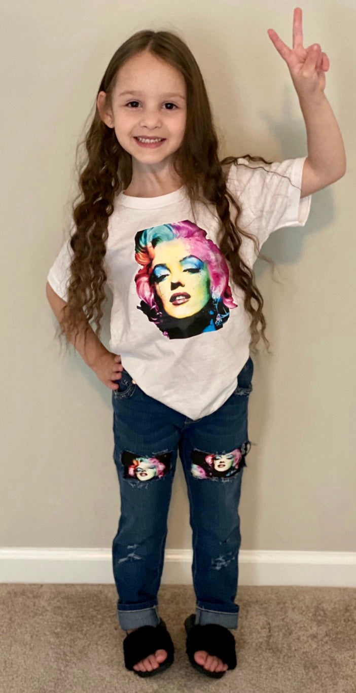 Marilyn Monroe Girls Shirt Ladies Shirt