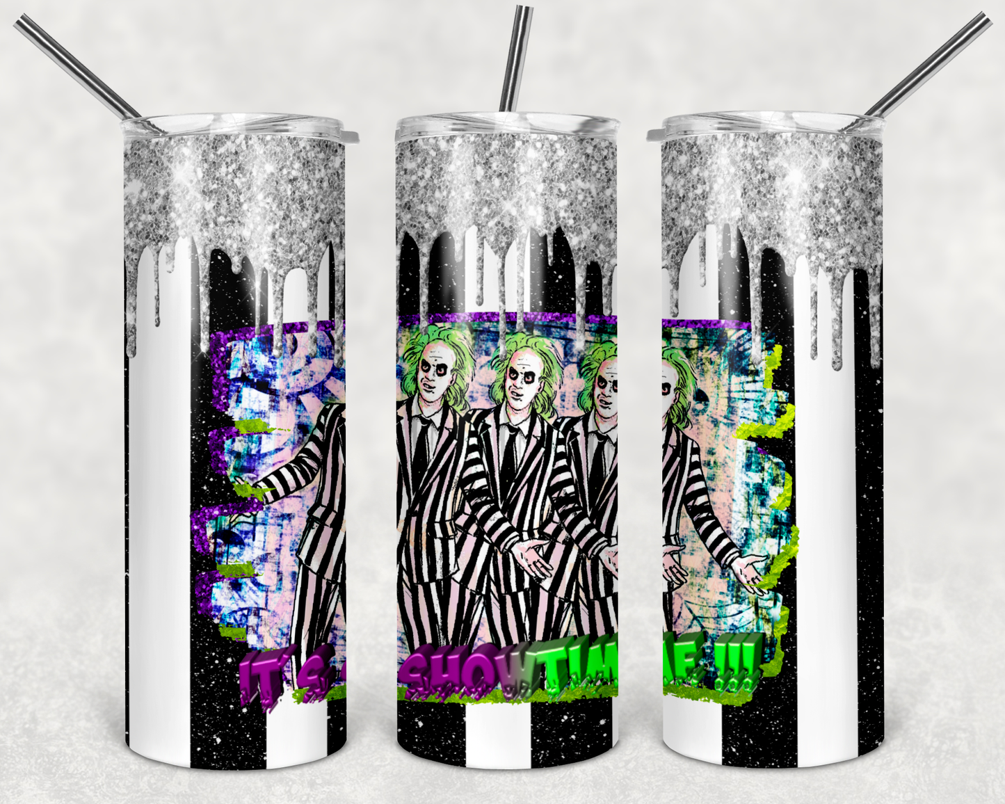 Beetlejuice Tumbler Mug Sippy Cup Bottle