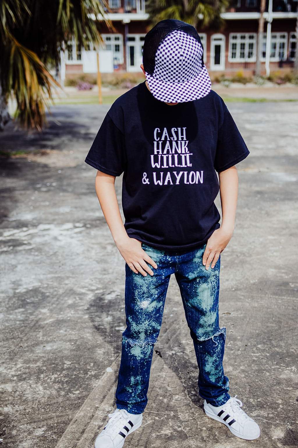 Cash Hank Willie & Waylon Girls Shirt Boys Shirt