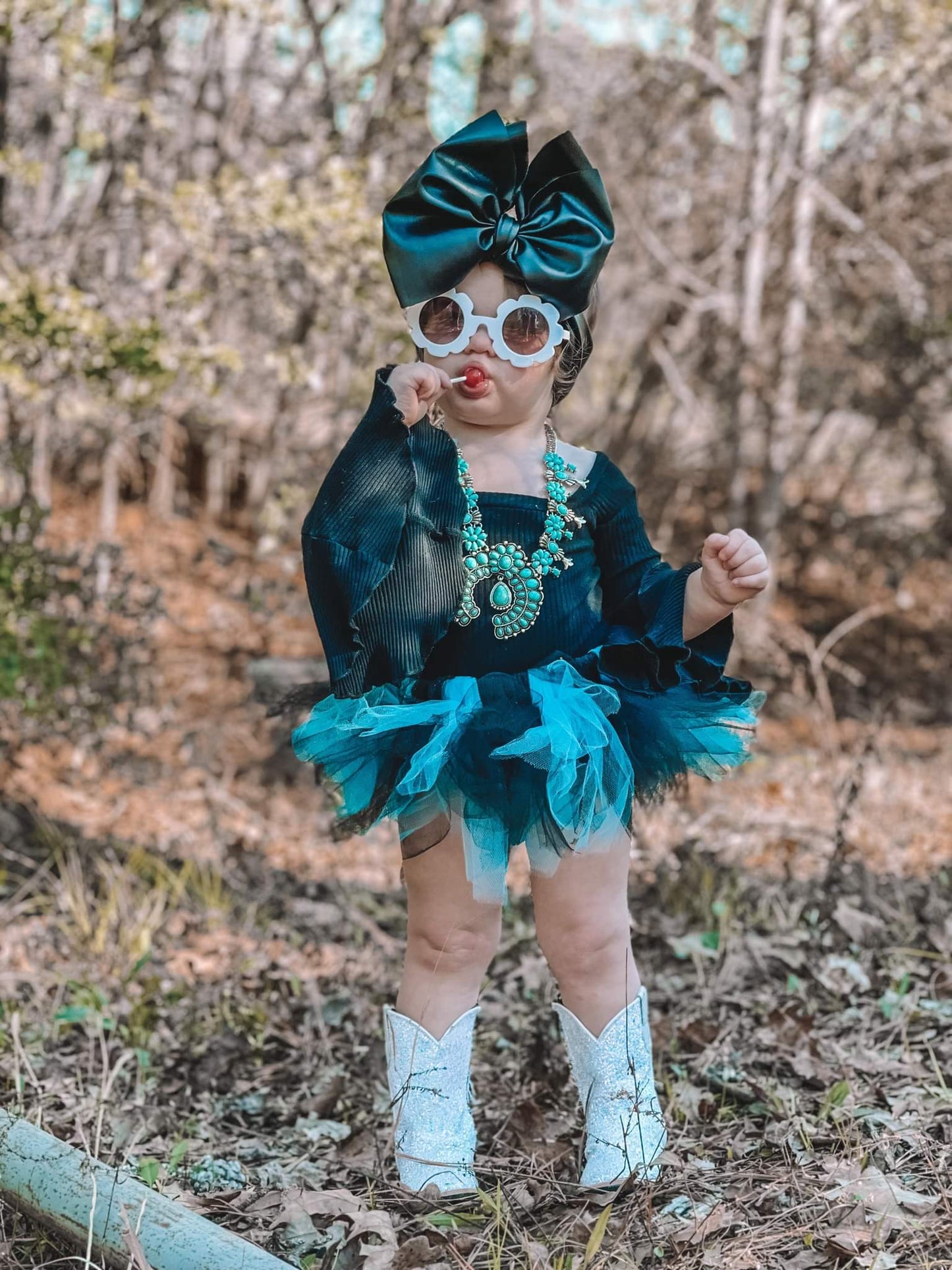 Black & Aqua Tutu