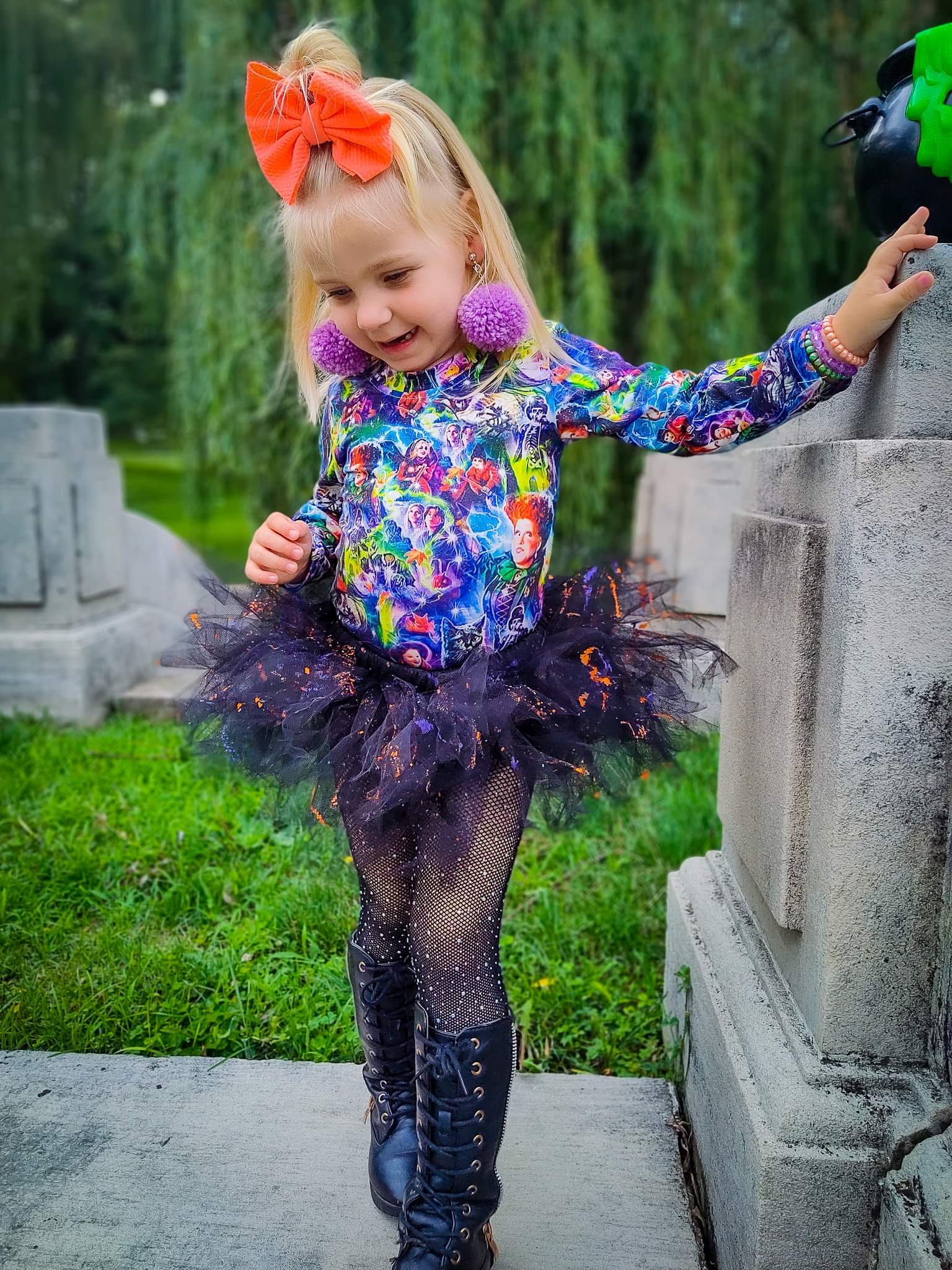 Halloween Paint Splatter Tutu