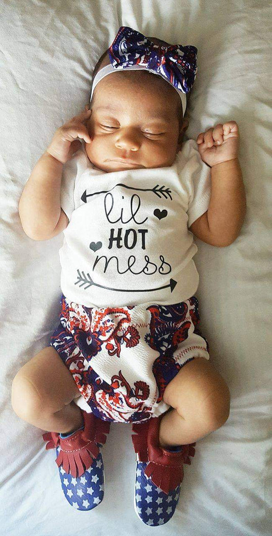 lil hot mess Girls Shirt