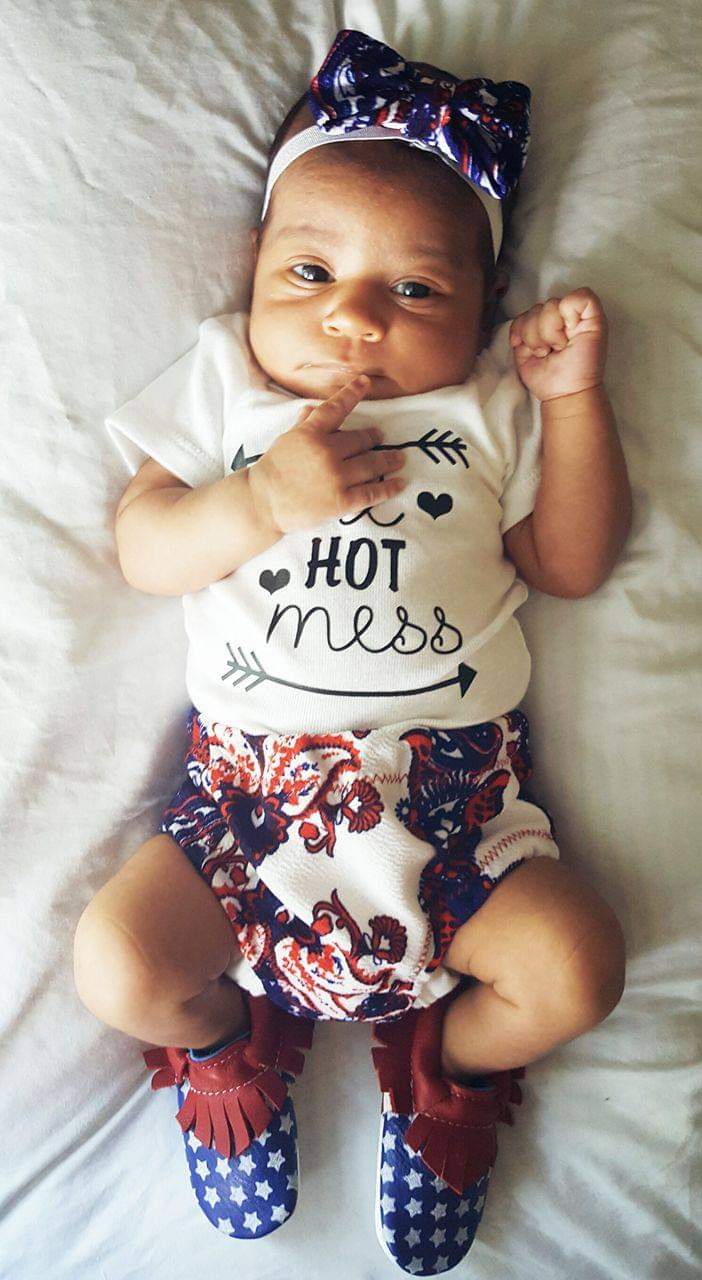 lil hot mess Girls Shirt