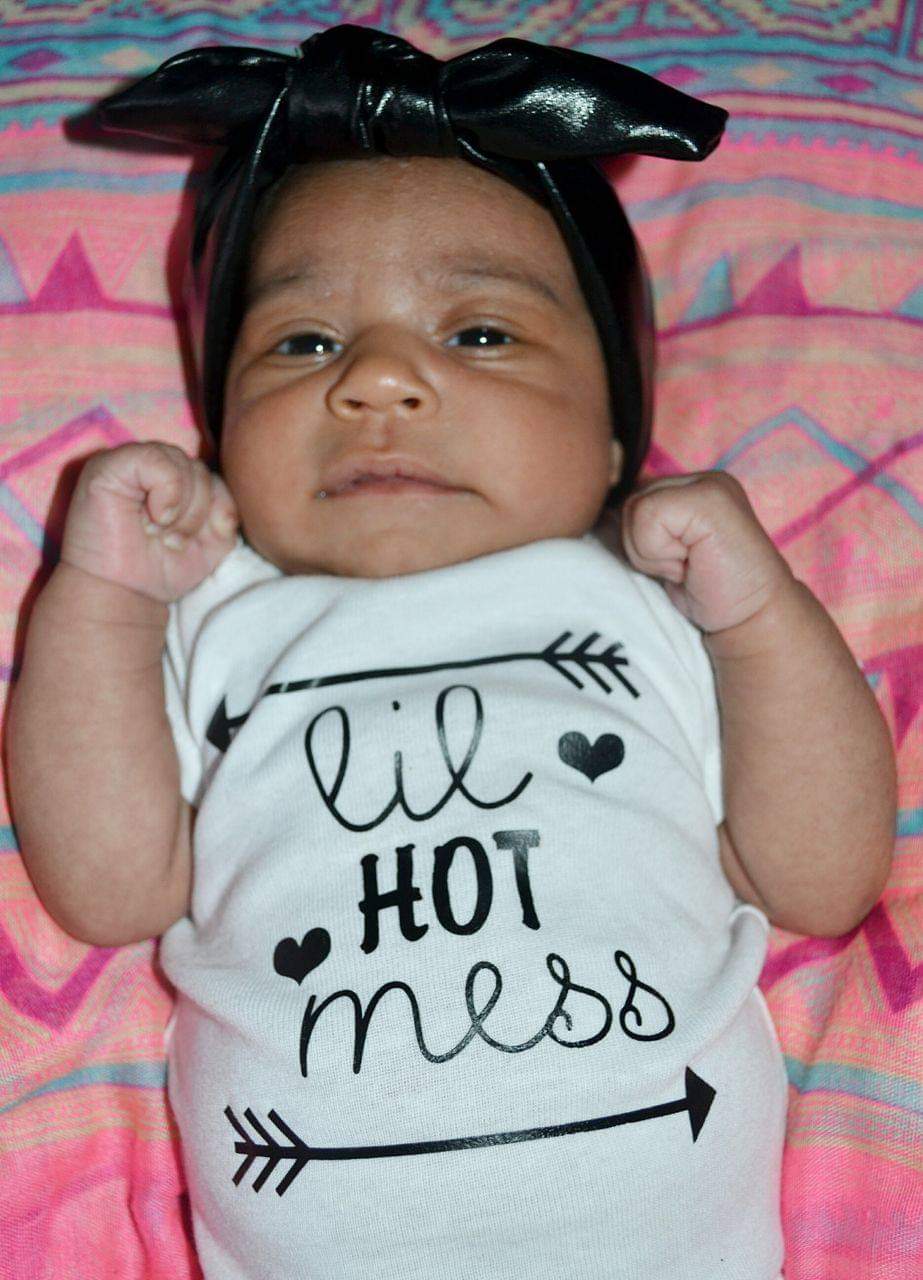 lil hot mess Girls Shirt