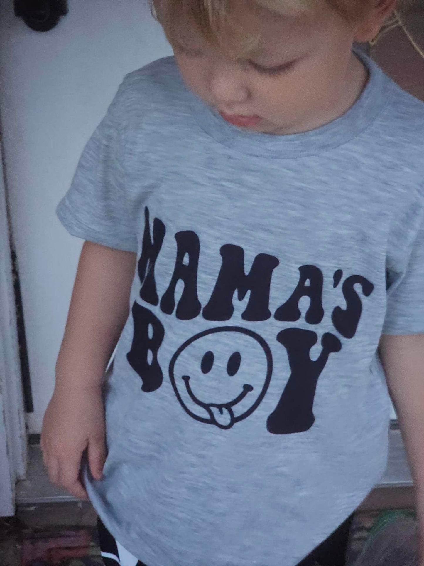 Mama's Boy Boys Shirt Mothers Day