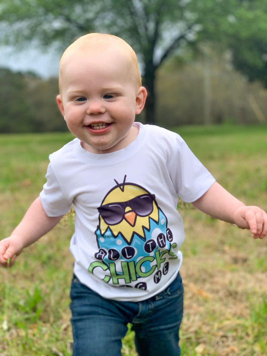 All The Chicks Dig Me Easter Boys Shirt