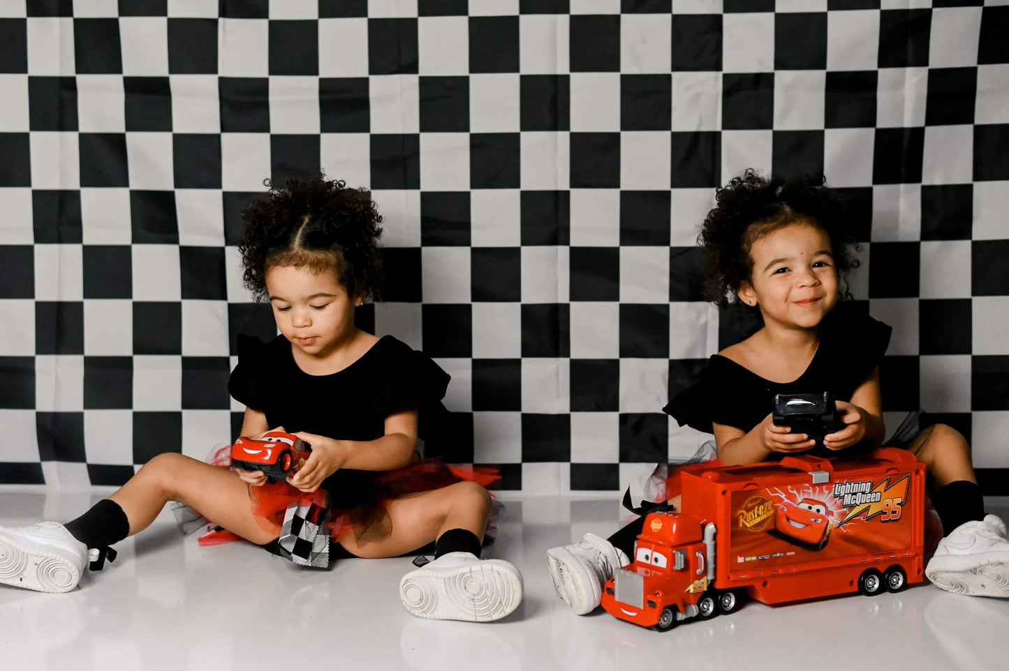 Lighting McQueen Cars Checker Tutu