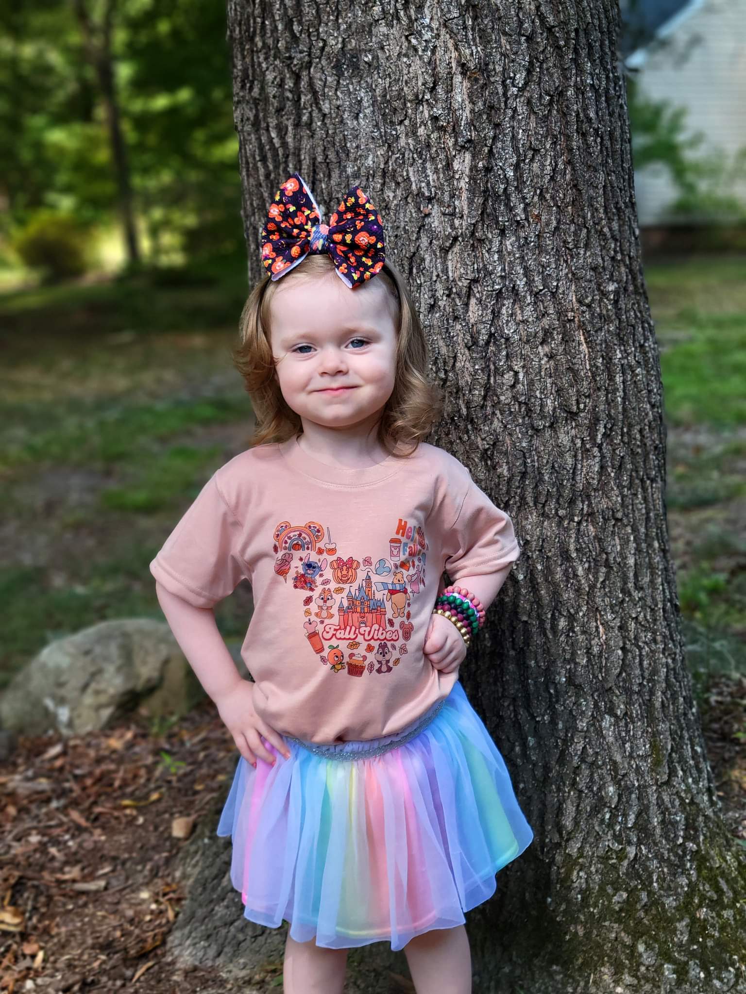 Fall Vibes Disney Girls Shirt Boys Shirt