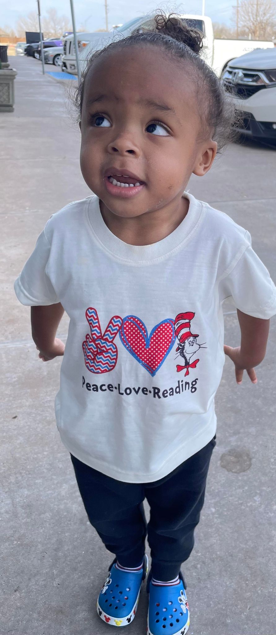 Dr. Seuss Peace Love Reading Girls Shirt Boys Shirt