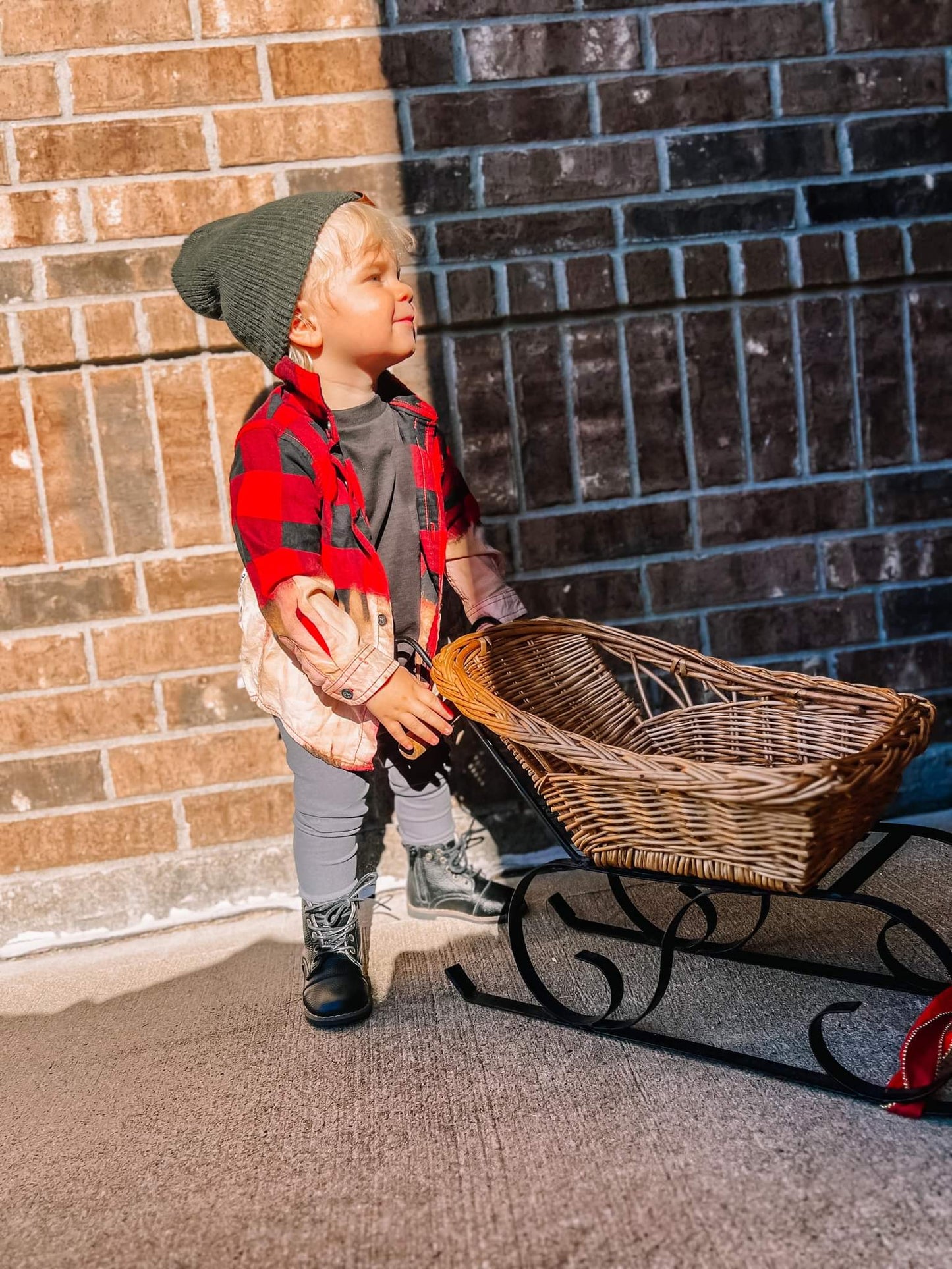 Grinch Flannel With Patch Christmas