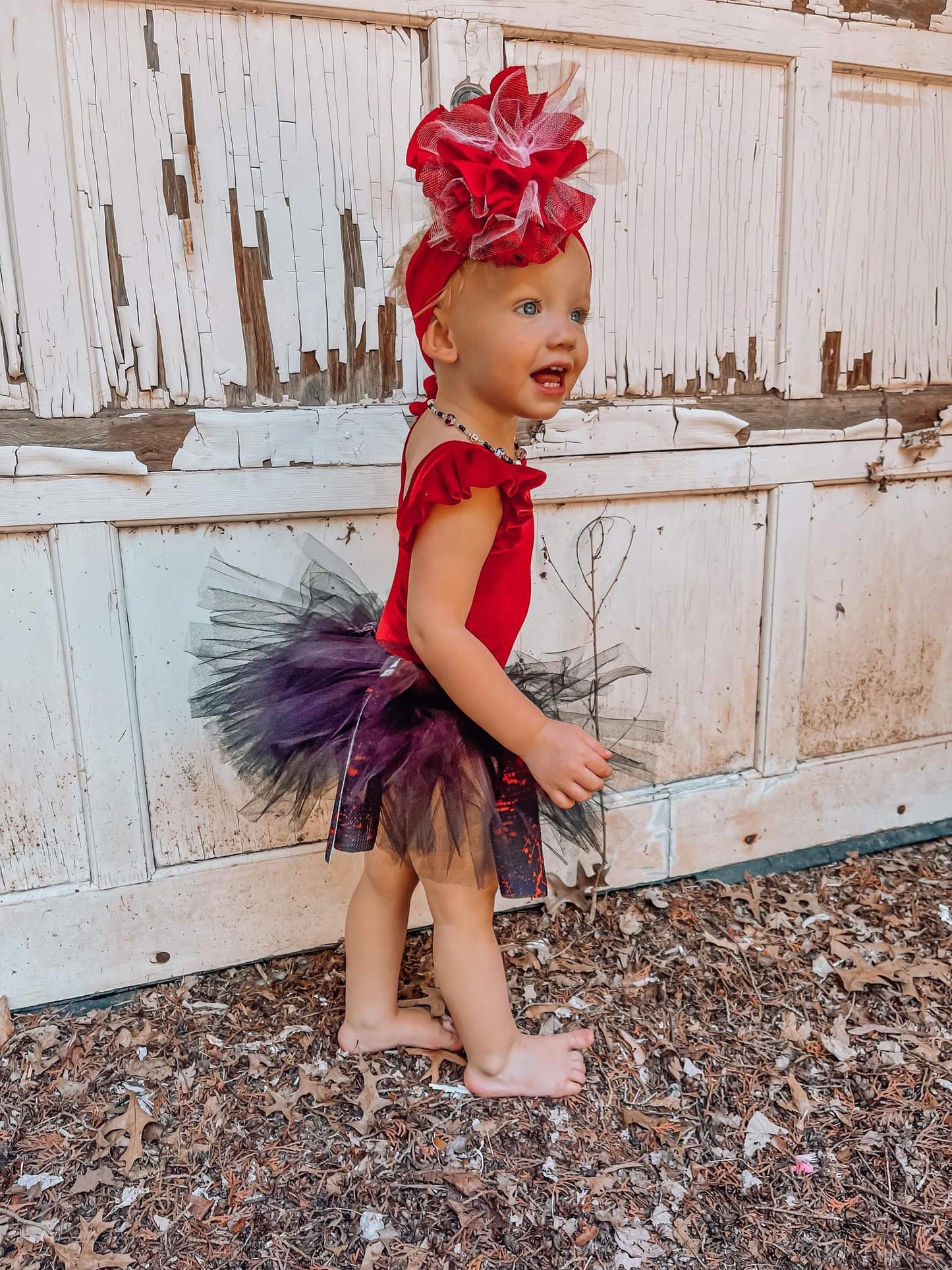 Blood Splatter Halloween Tutu