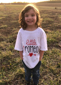 Little Romeo Boys Shirt Valentines