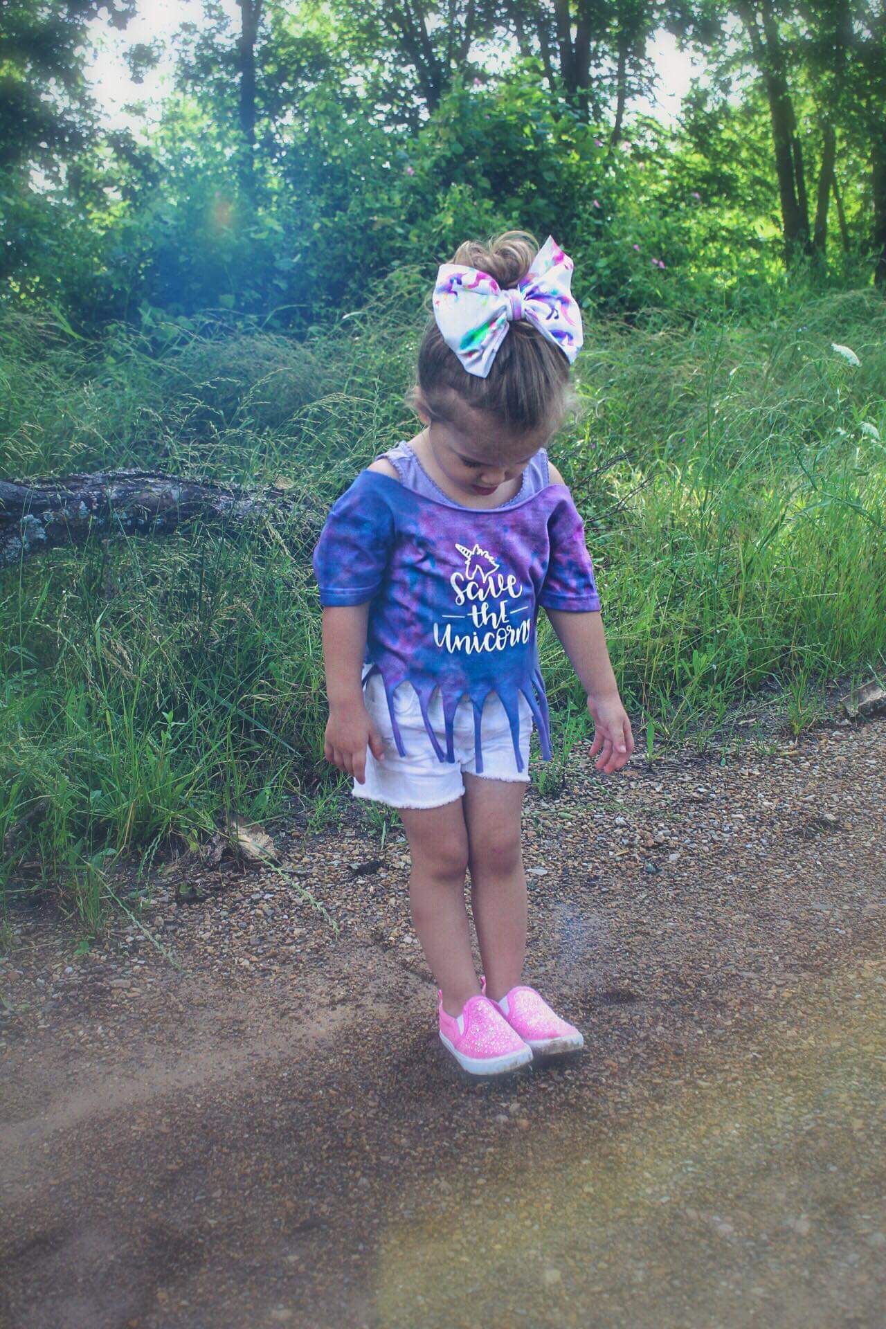 Save the Unicorns Girls Shirt