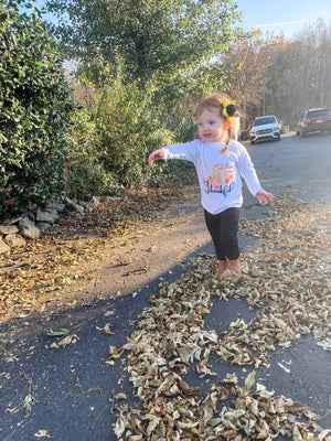 Thankful Thanksgiving Fall Girls Shirt