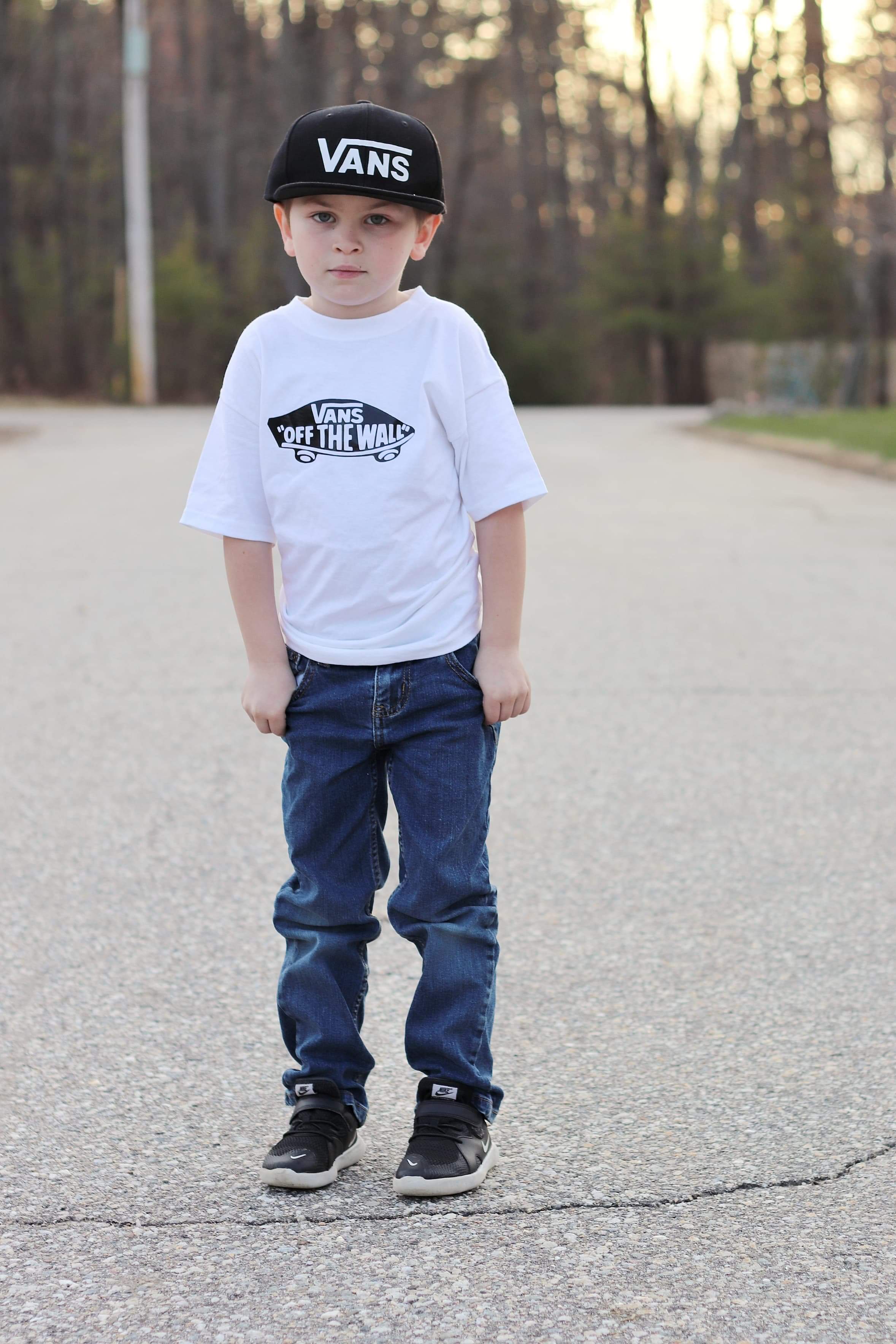 Van's Skateboard Boys Shirt Girls Shirt