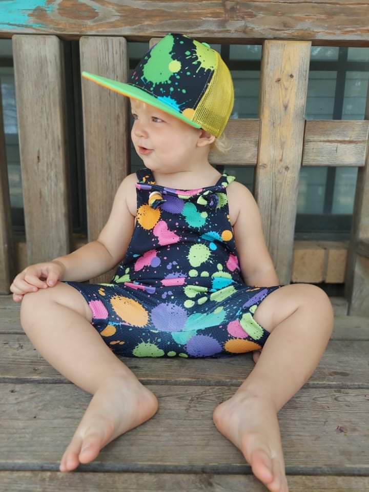 Neon Splatter Handmade