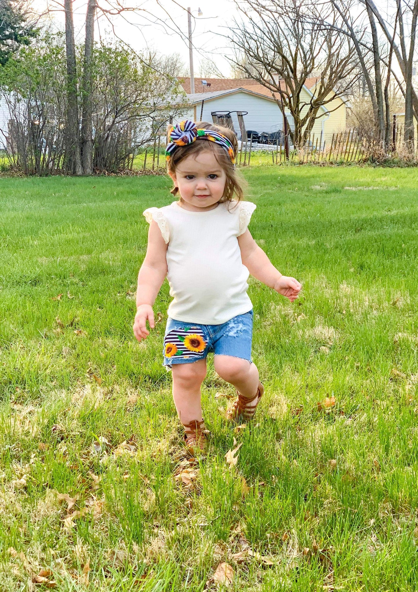 Sunflower Girls Distressed Jeans Shorts