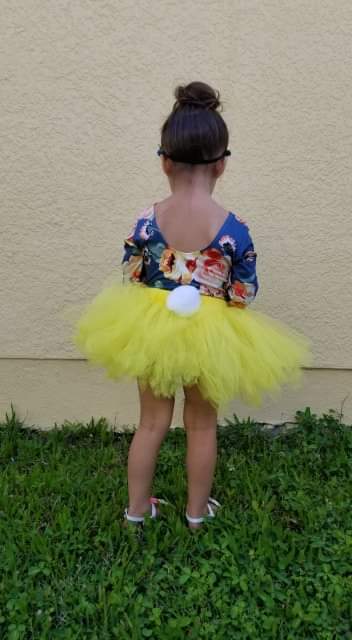 Yellow Easter Bunny Tutu