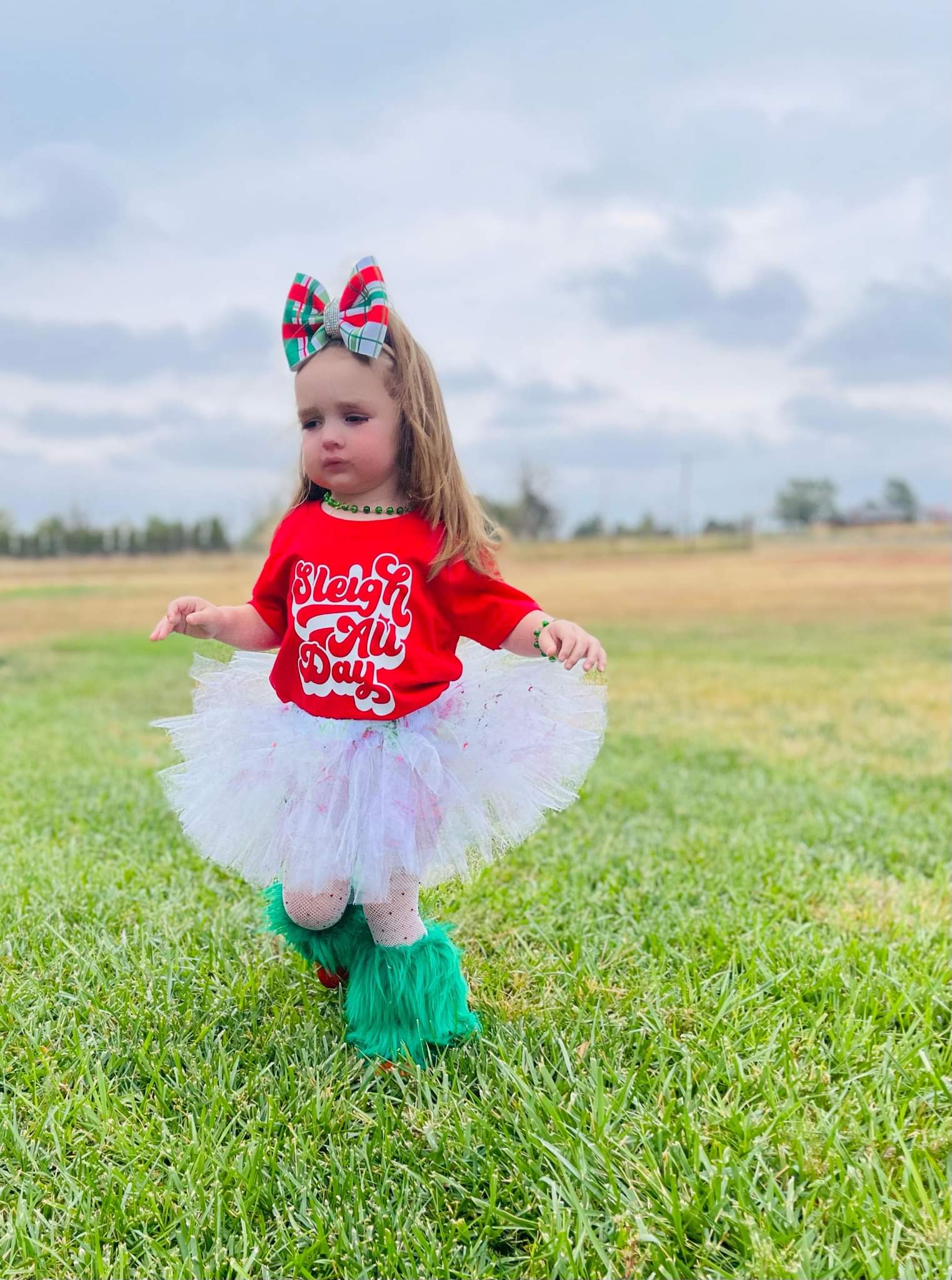 Christmas Splatter Tutu