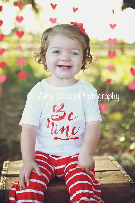 Be Mine Valentines Girls Shirt Boys Shirt