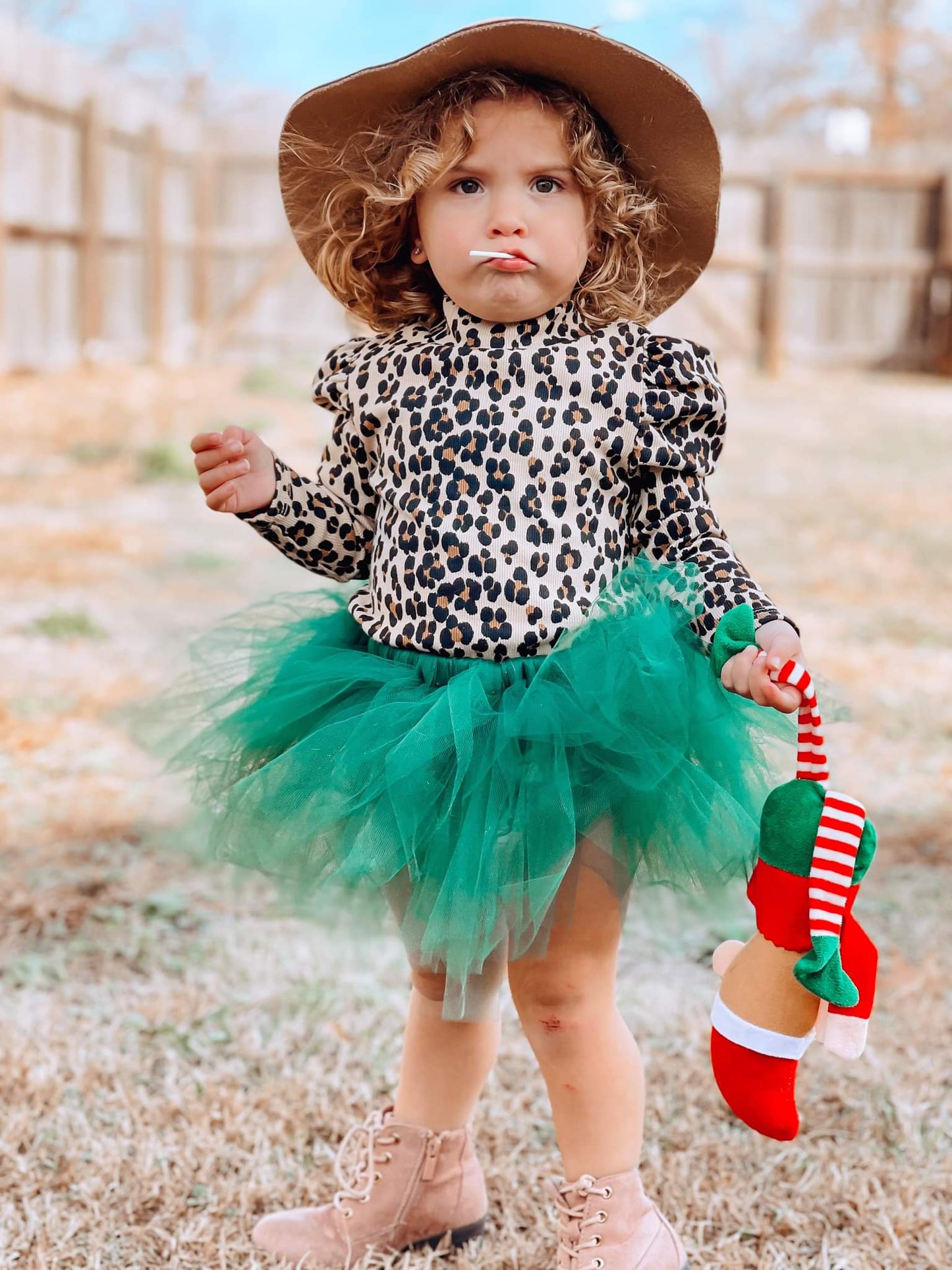 Hunter Green Tutu Christmas