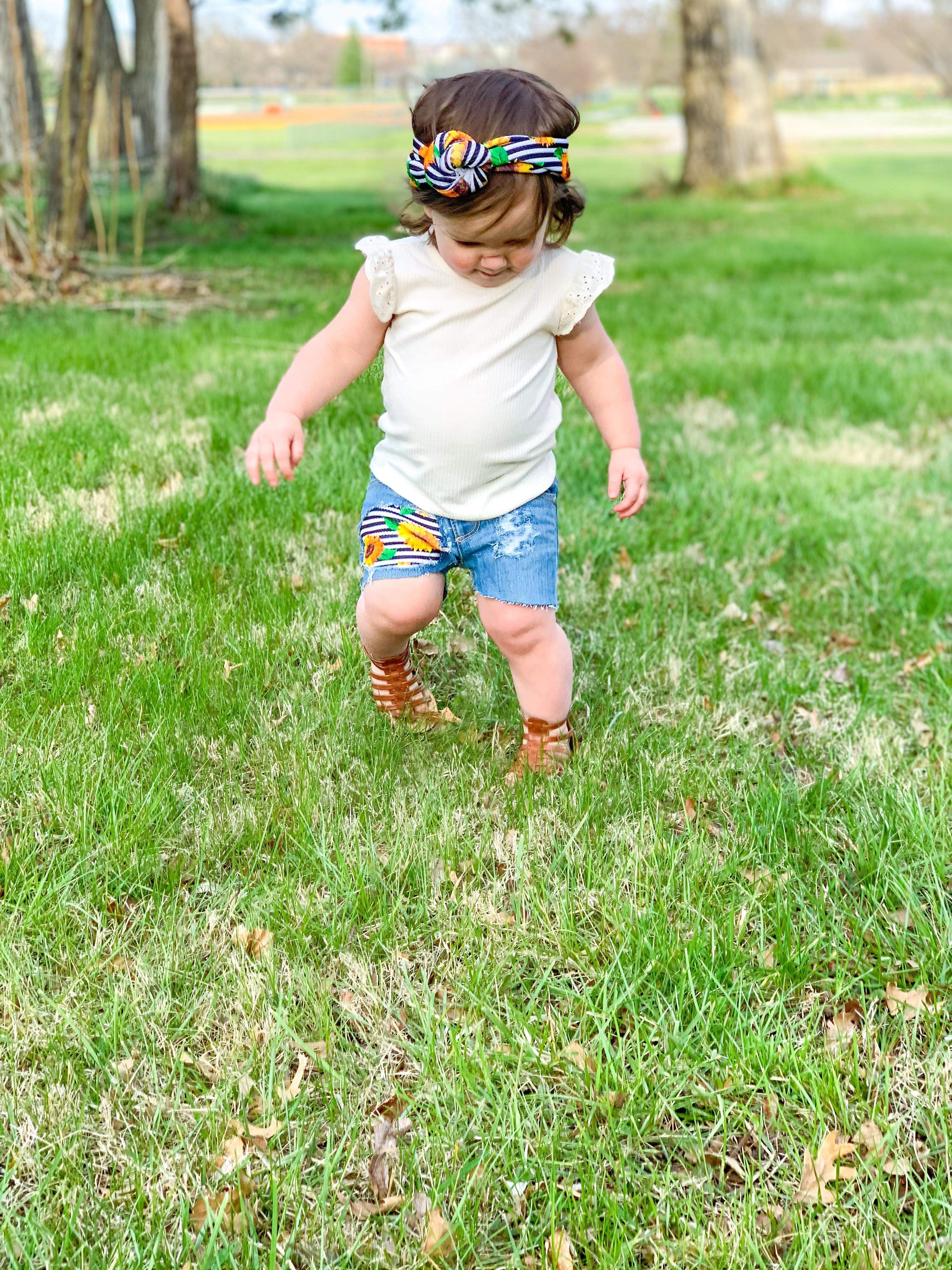 Sunflower Girls Distressed Jeans Shorts