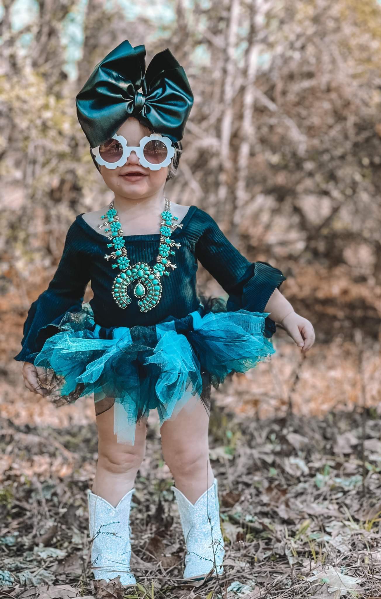 Black & Aqua Tutu