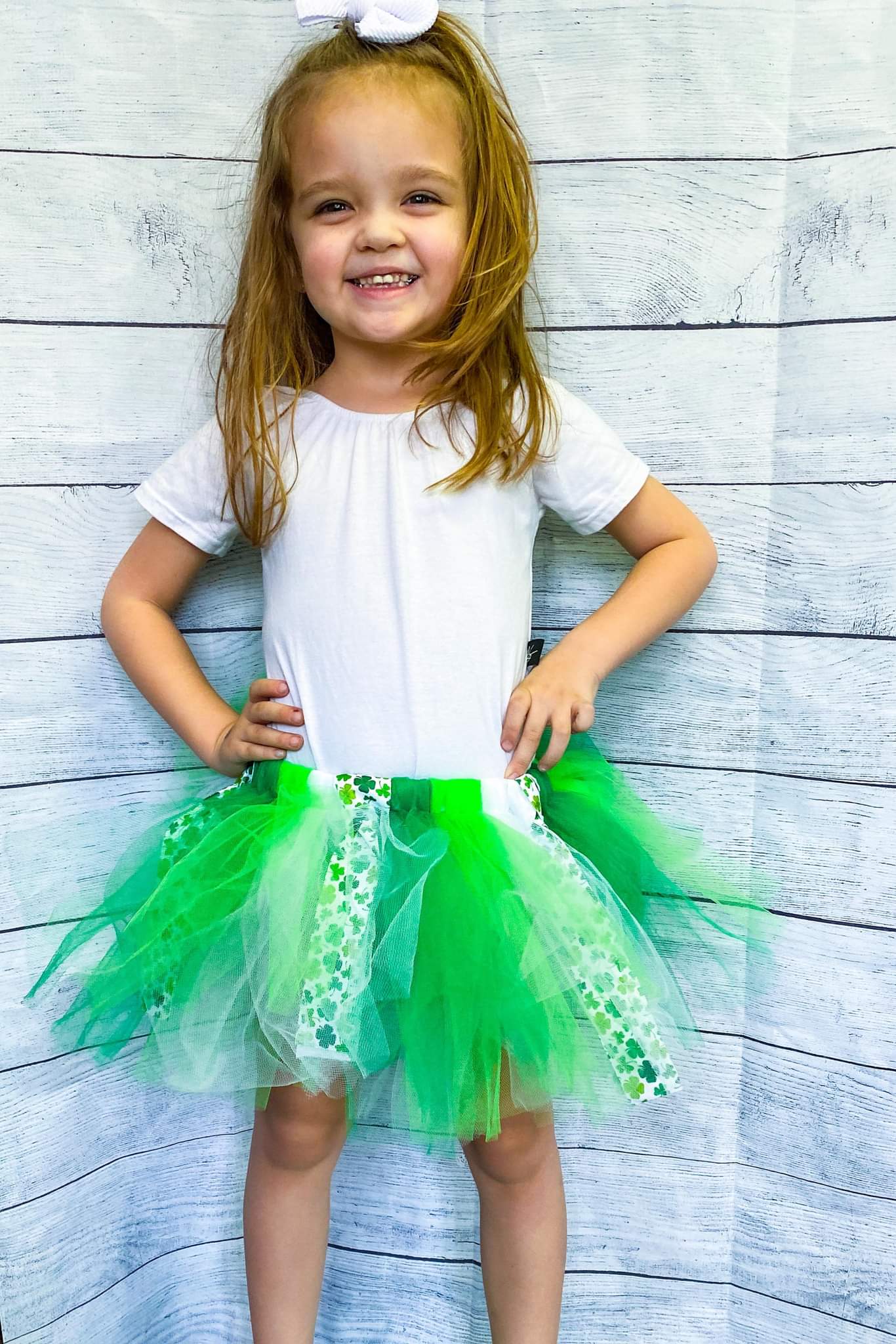 Clover St. Patrick's Splatter Tutu