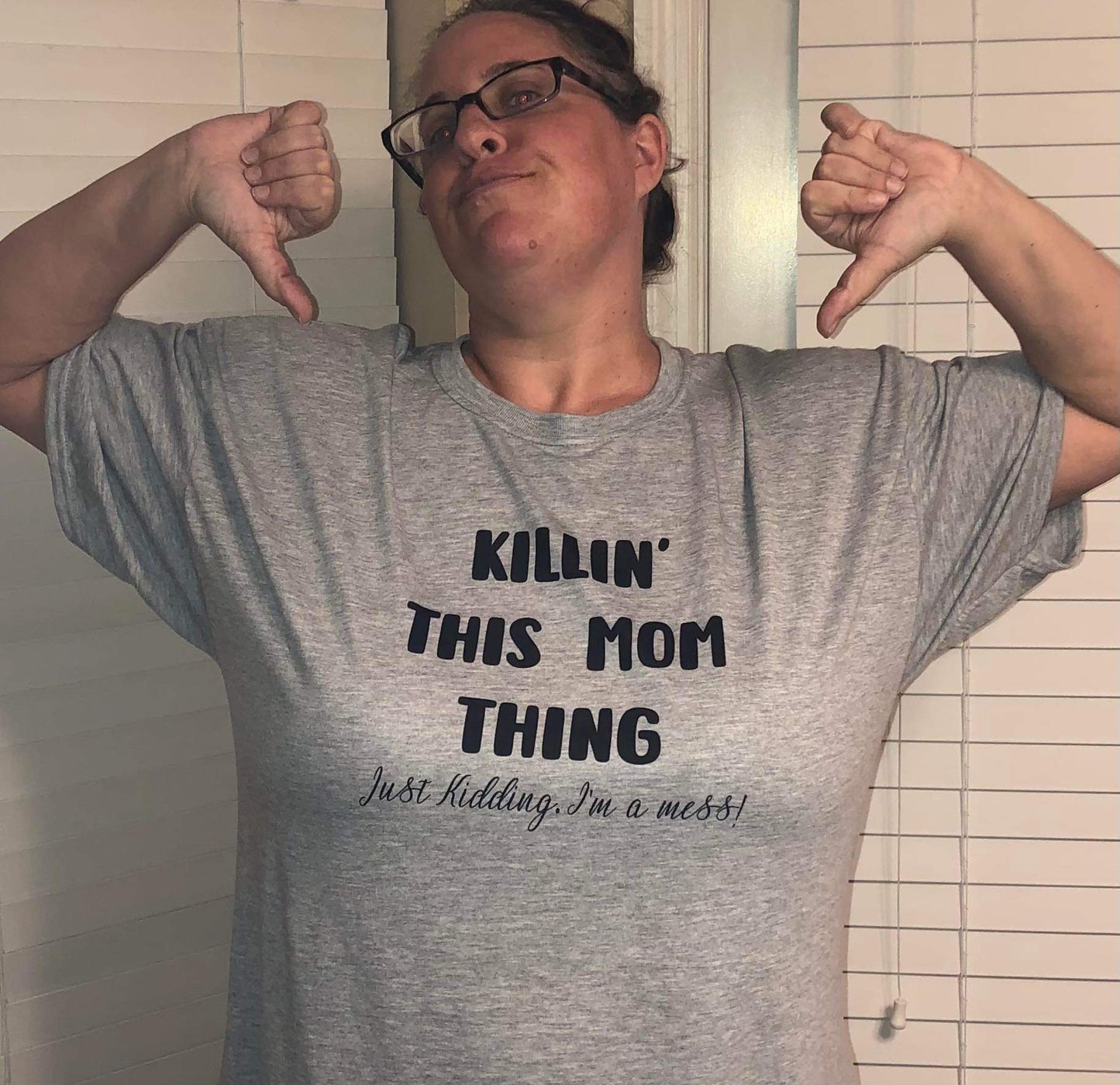 Killin This Mom Thing Killin This Kid Thing  Mommy and Me Ladies Shirt Girls Shirt Boys Shirt