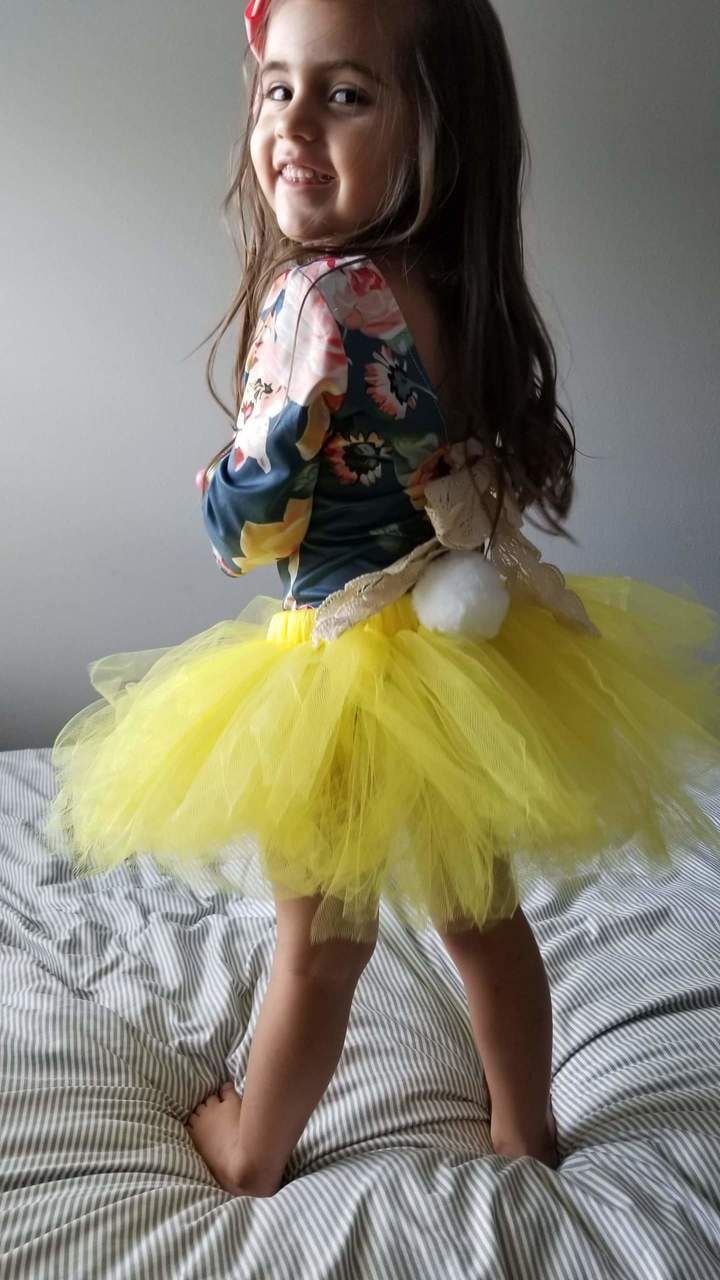 Yellow Easter Bunny Tutu