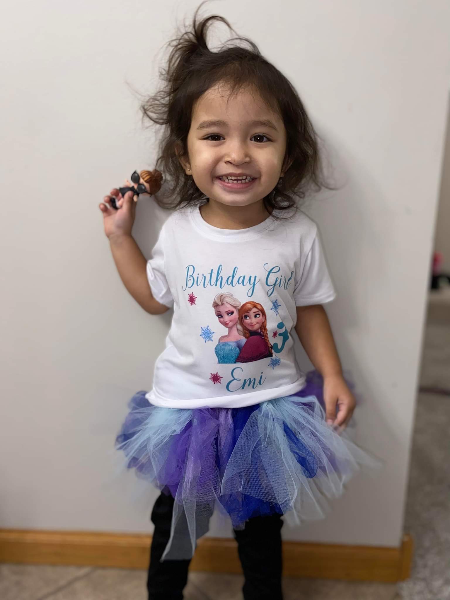 Personalized Frozen Elsa Anna Birthday Tutu Outfit