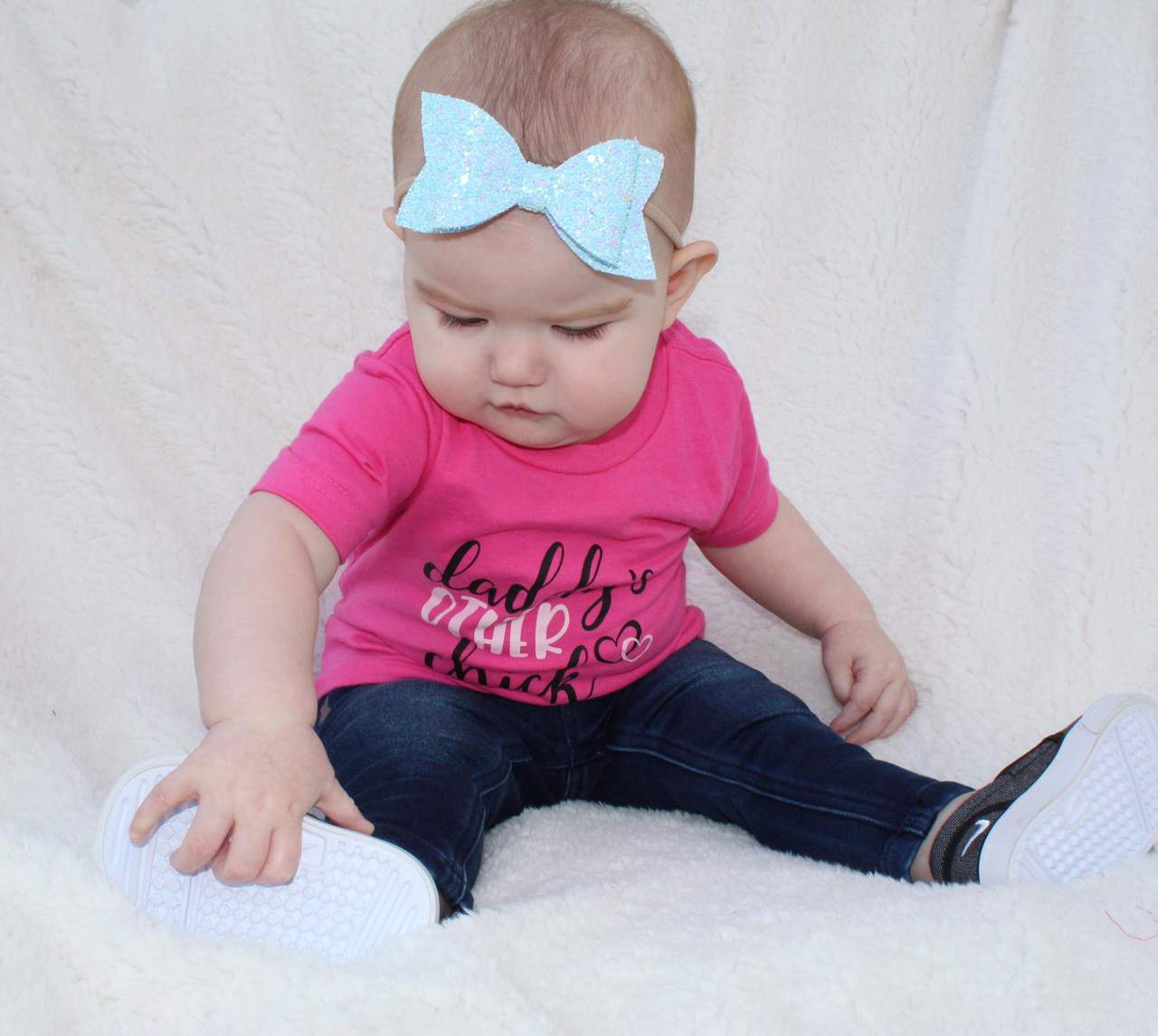 Daddy's Other Chick Valentines Girls Shirt