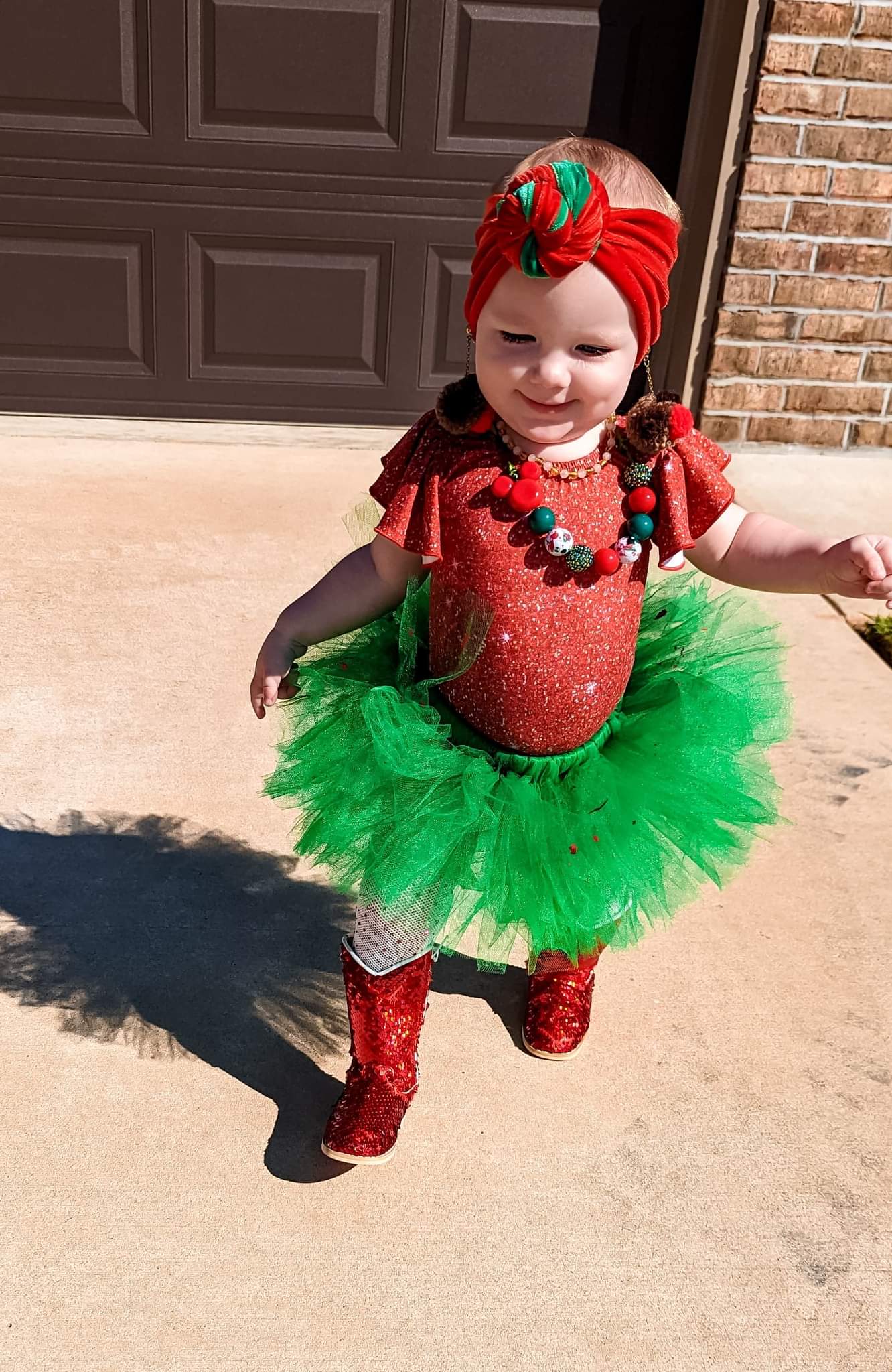 Christmas Splatter Tutu