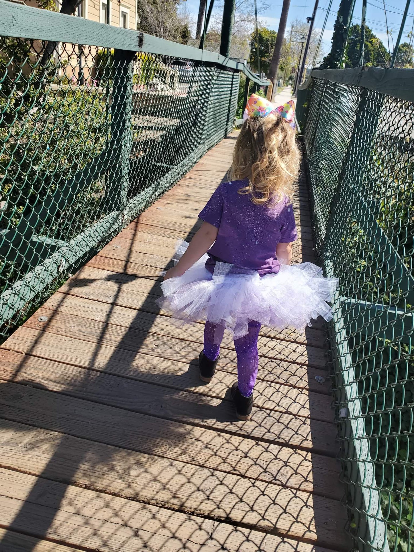 Peek A Boo Purple Tutu