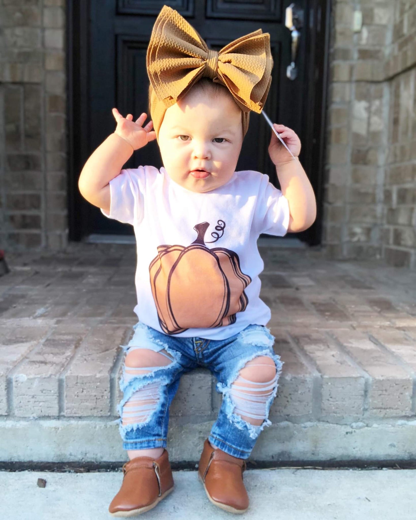 Pumpkin Girls Shirt Boys Shirt Fall
