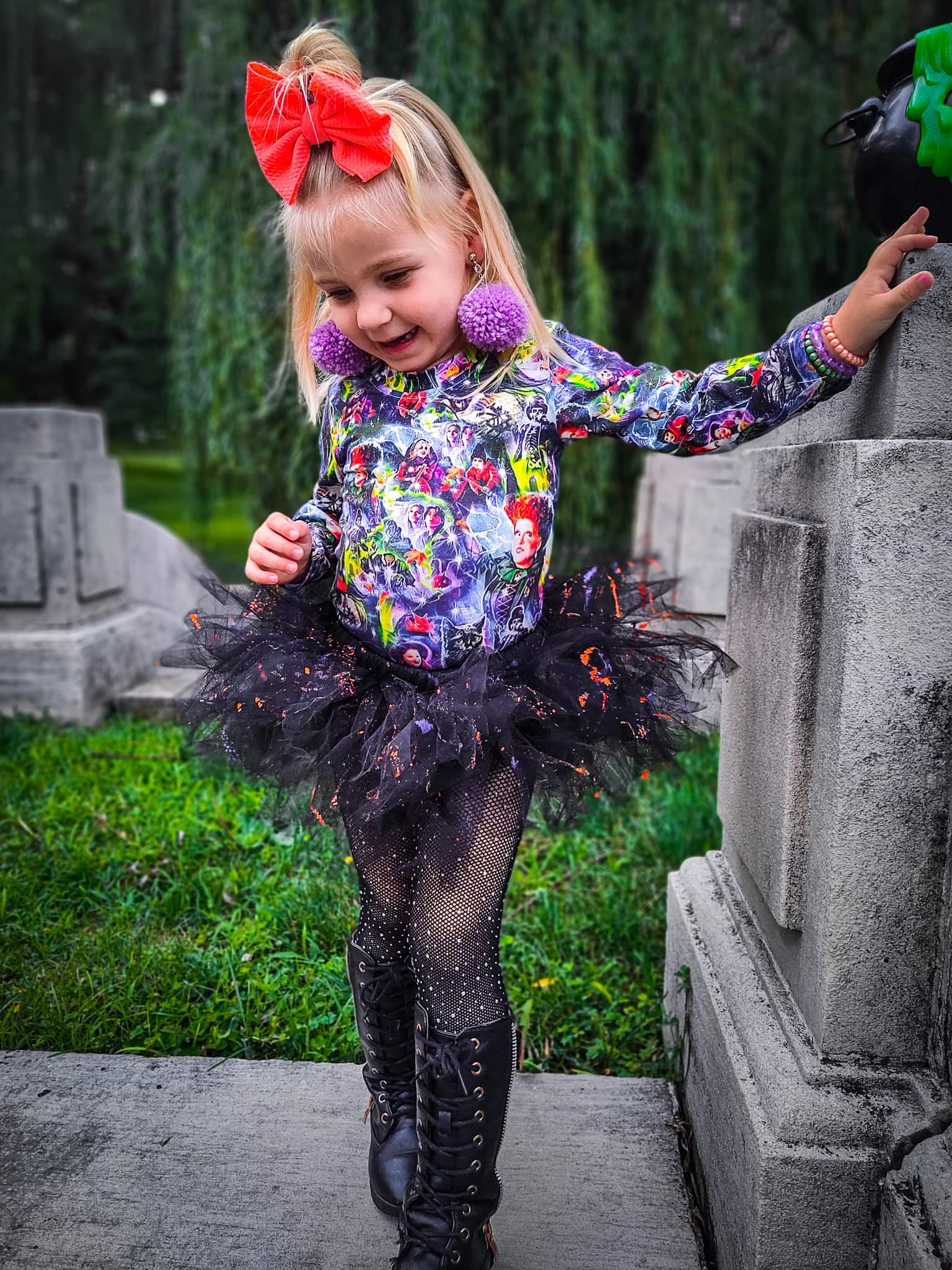 Halloween Paint Splatter Tutu