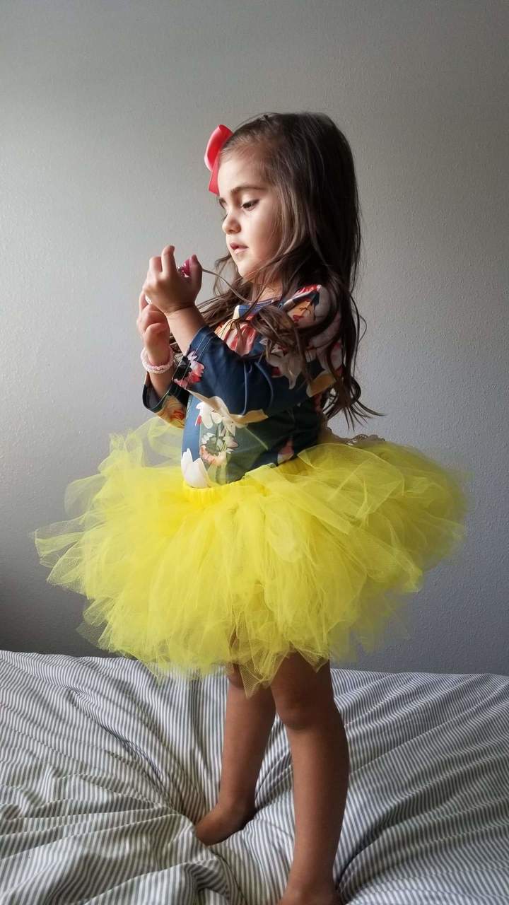 Yellow Easter Bunny Tutu