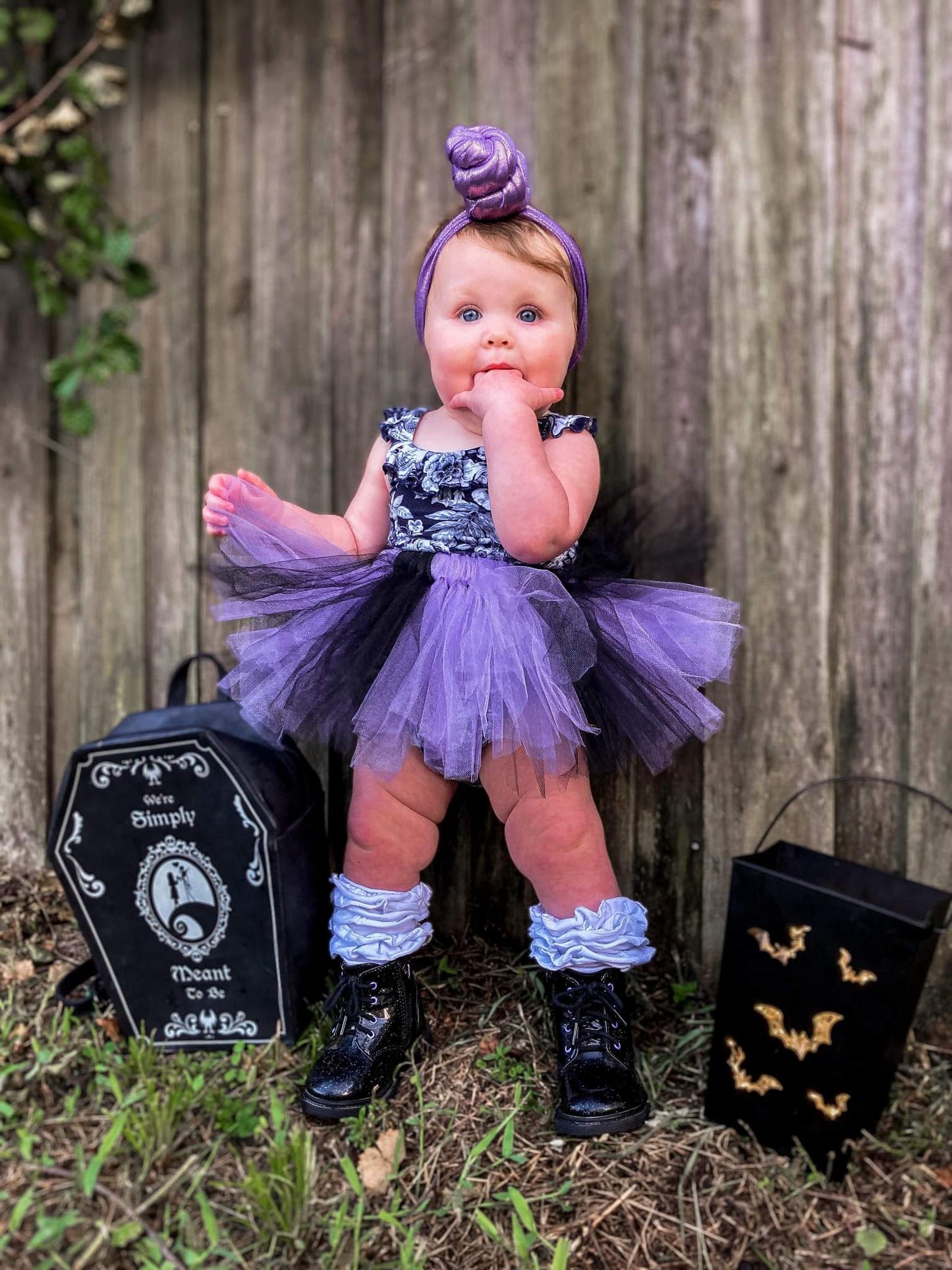 Black & Light Purple Tutu