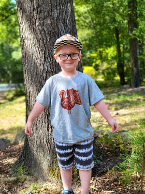 Turkey Time Thanksgiving Fall Boys Shirt Girls Shirt