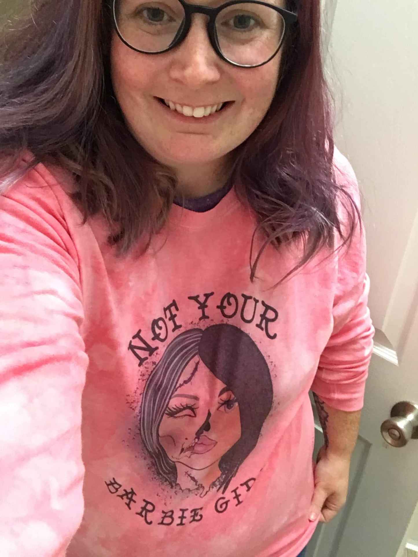 Not Your Barbie Girl Ladies Shirt Girls Shirt