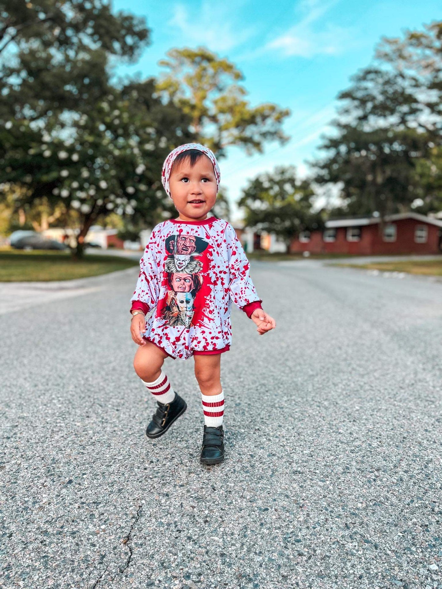 Horror Sweater Romper Halloween