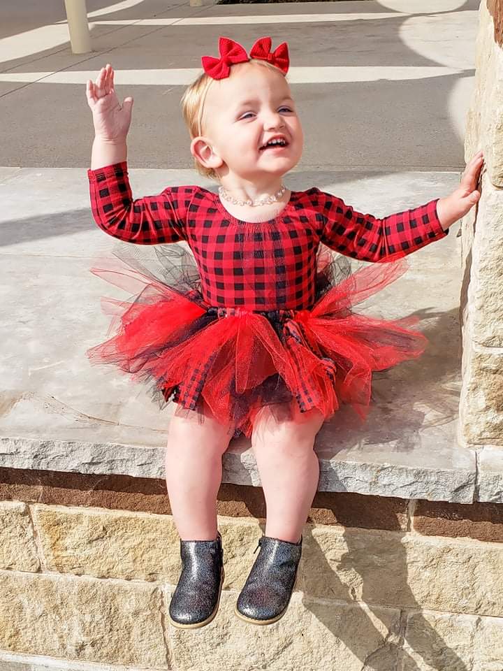 Buffalo Plaid Tutu Christmas