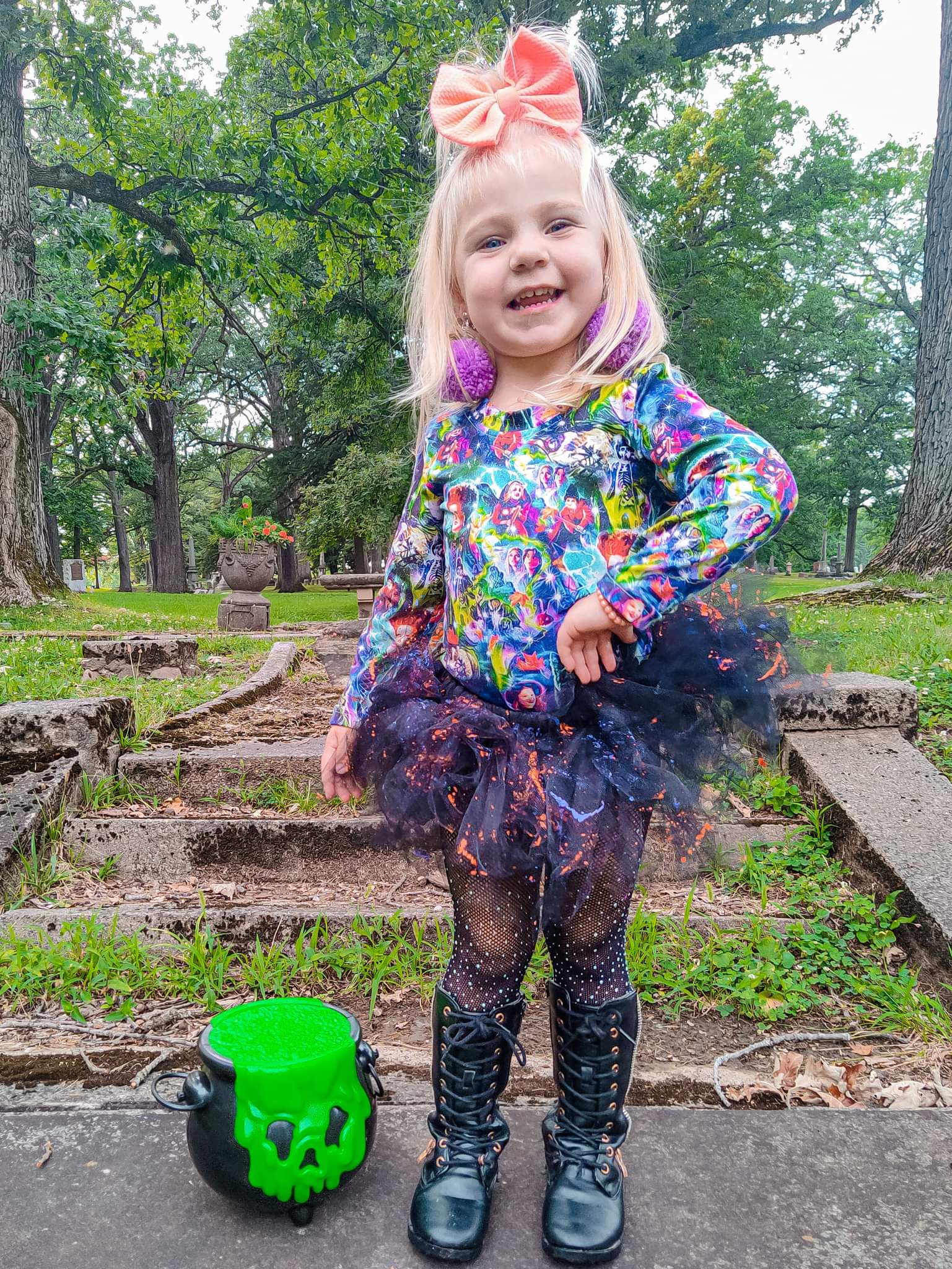 Halloween Paint Splatter Tutu