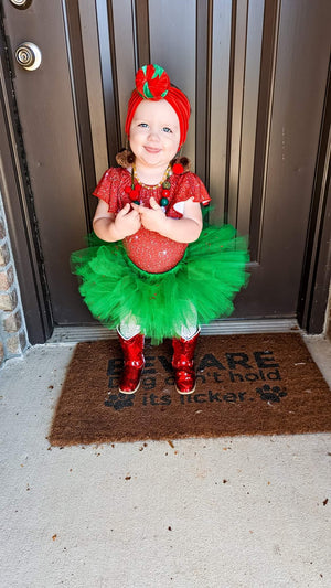 Christmas Splatter Tutu