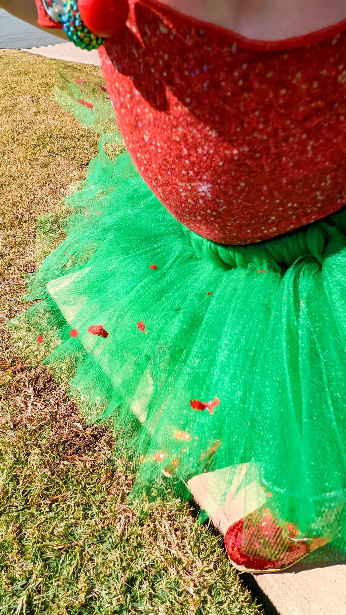 Christmas Splatter Tutu