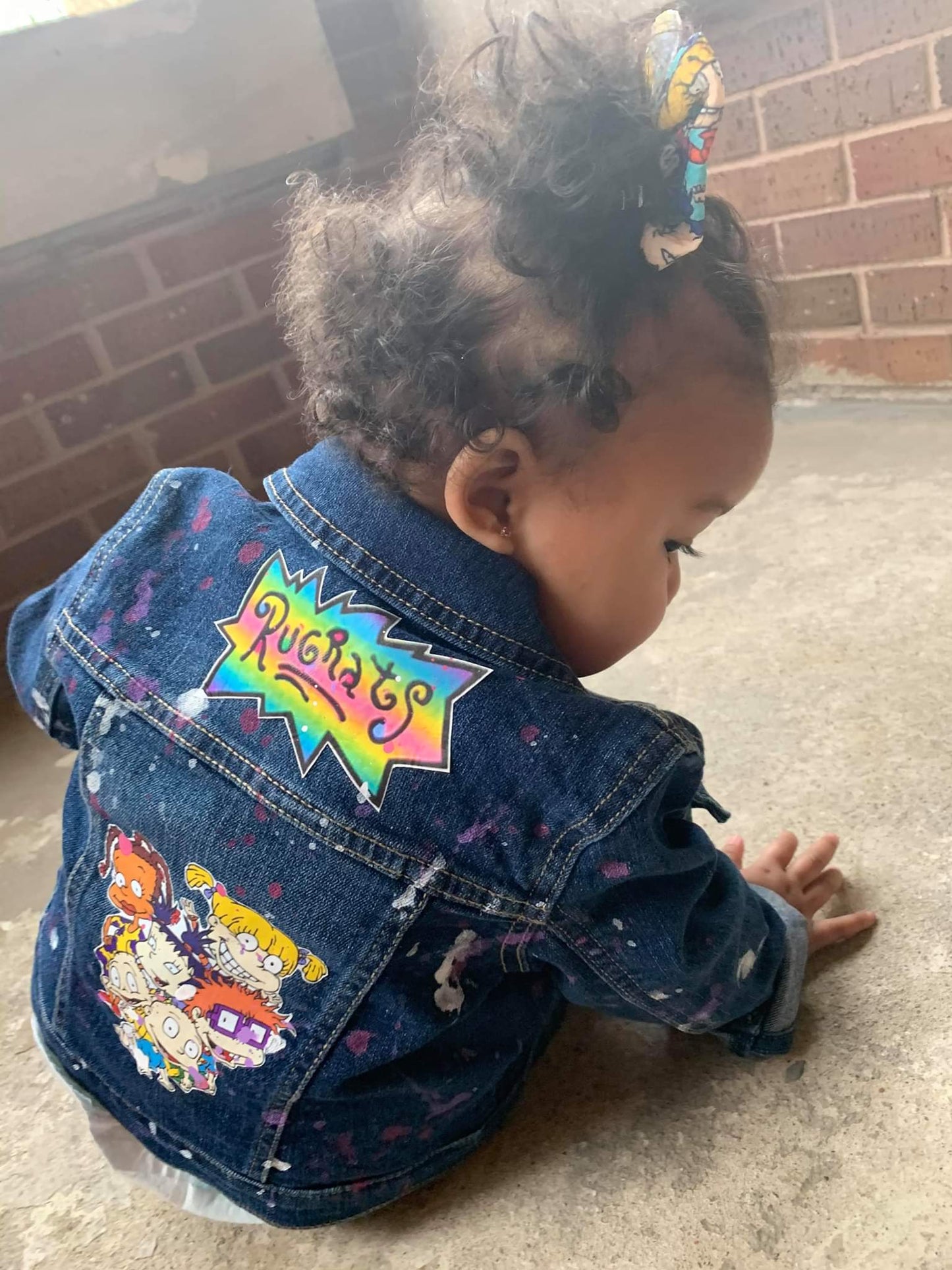 Rugrats Denim Outfit Sets Girls