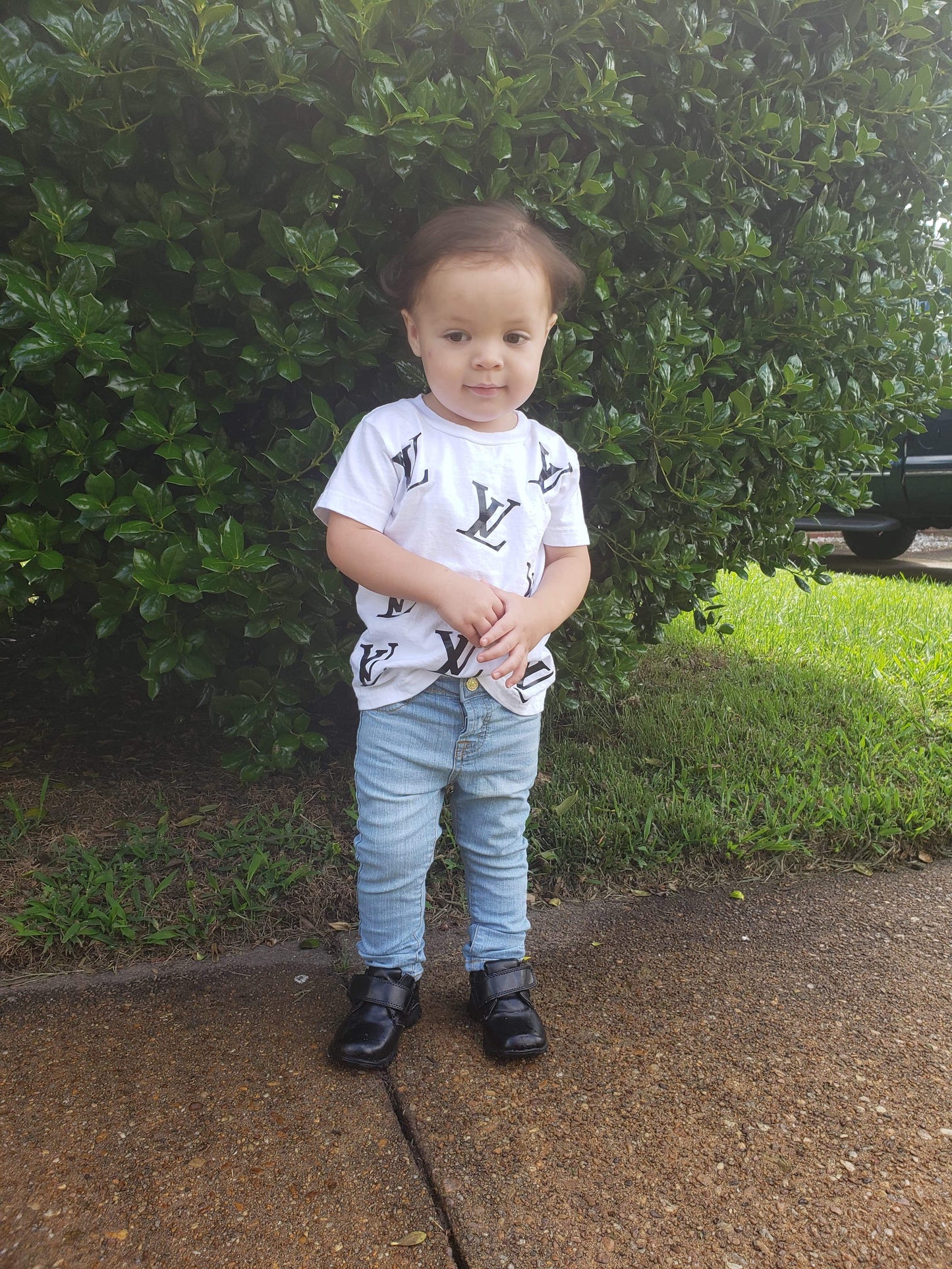 LV Girls Shirt Boys Shirt designer
