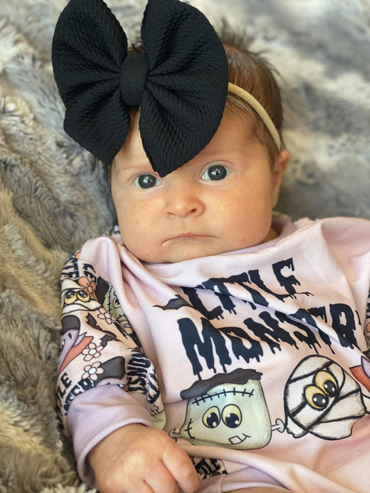 Little Monster Sweater Romper Halloween
