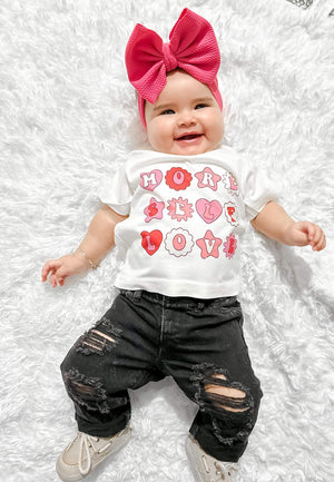 More Self Love Valentines Girls Shirt