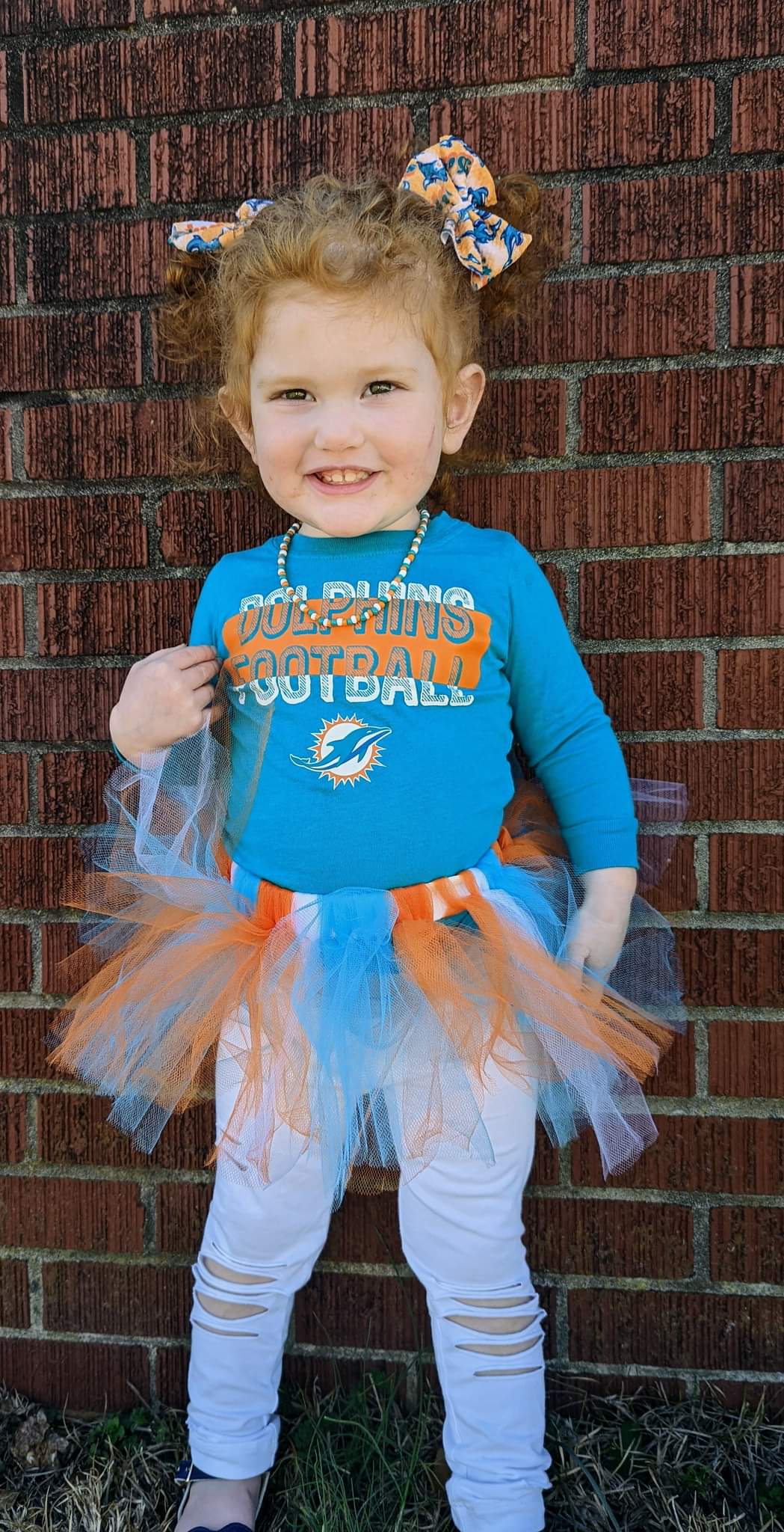 NFL Dolphins Tutu Football